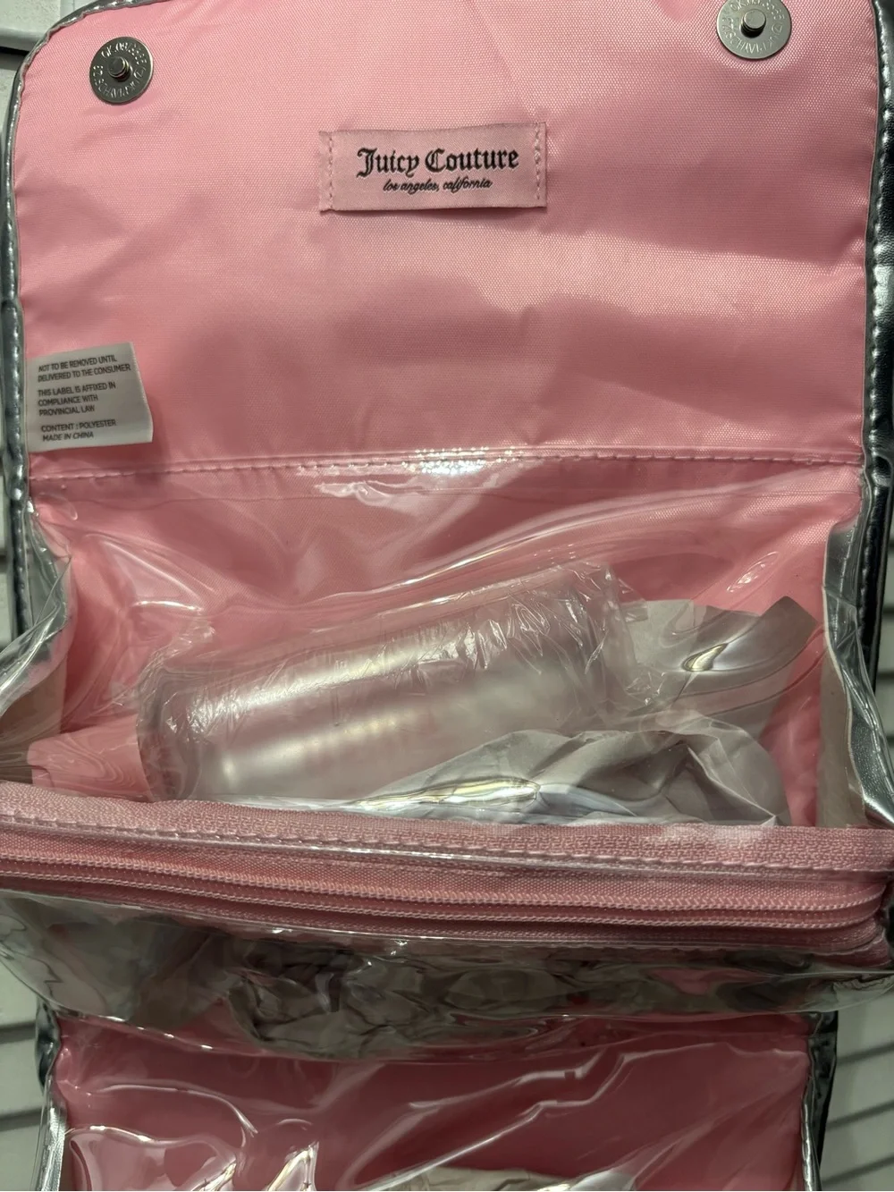 Juicy Couture Pink Velvet Cosmetic Train Case-NWT - Picture 6 of 6